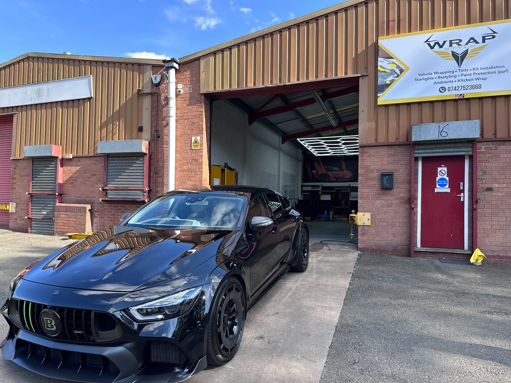 Brabus GT outside WrapStyle Birmingham