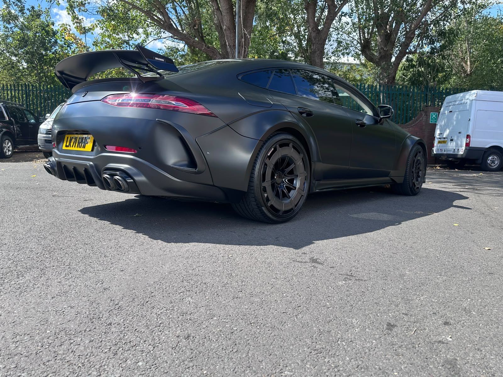 Wrapped performance car project